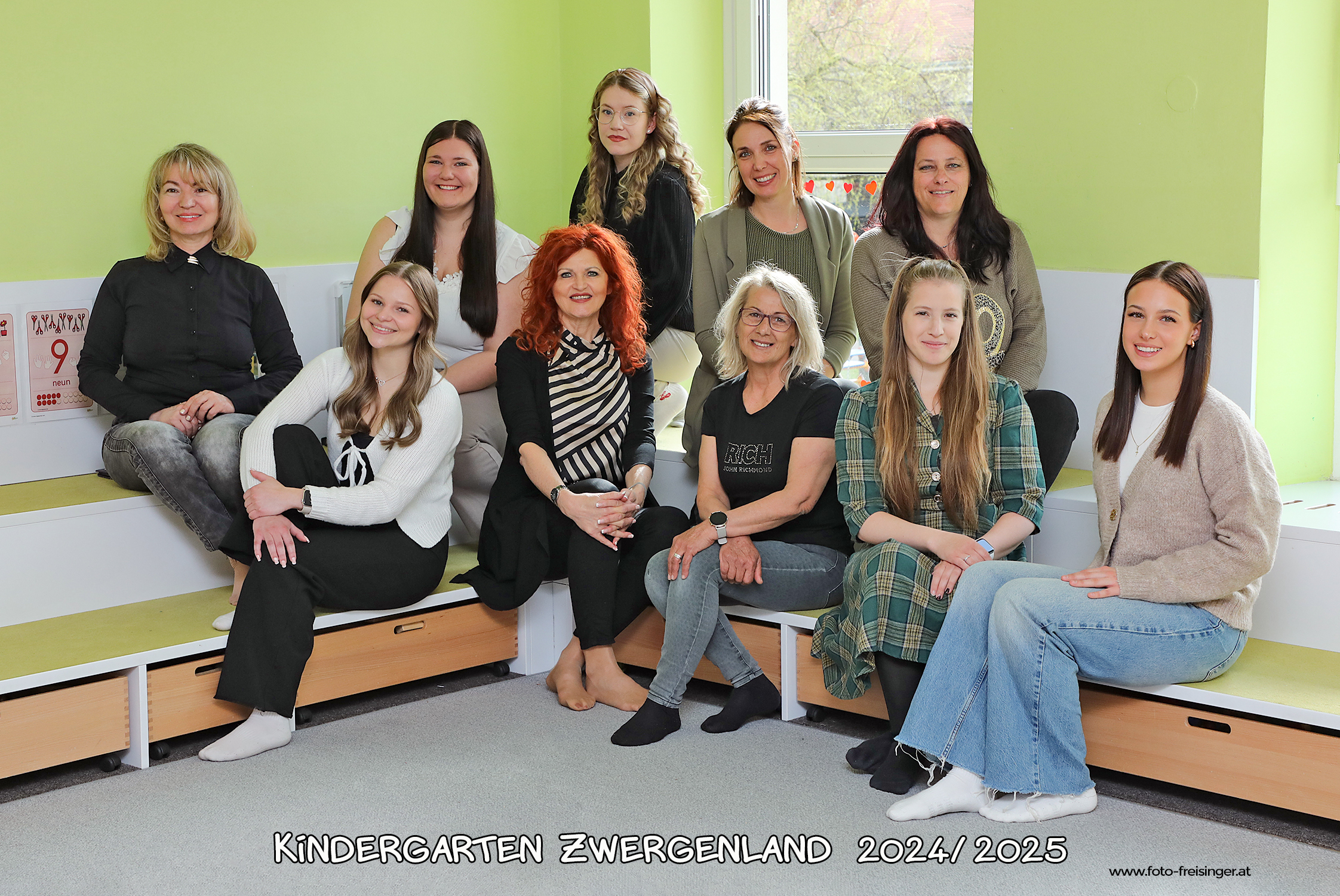 Das Team des Kindergartens Zwergeland